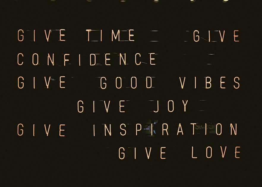 The Impact of Giving